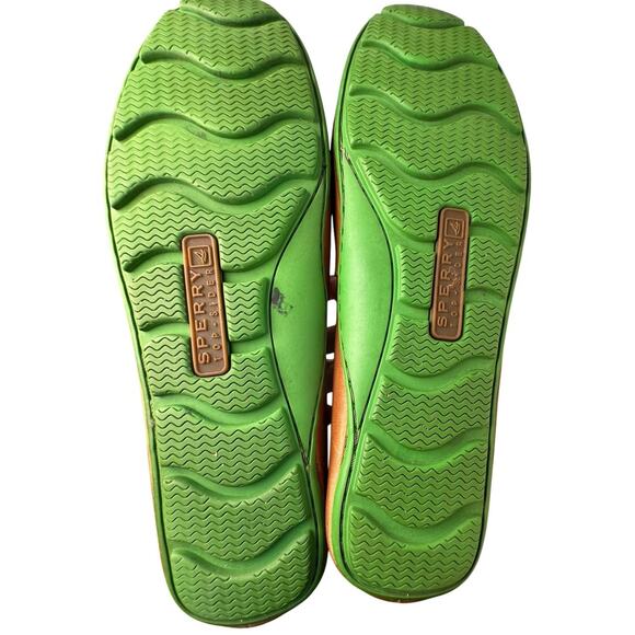 Sperry Wave Driver Mens 11 M Brown Leather Venetian Slip-On Loafer Shoes Preppy - Picture 3 of 16